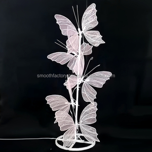 LEDA Decoración para Eventos de Boda, Lámpara de Mariposas en Oferta, Accesorios para Fiestas, Luz LED de Mariposa - Product Image 6