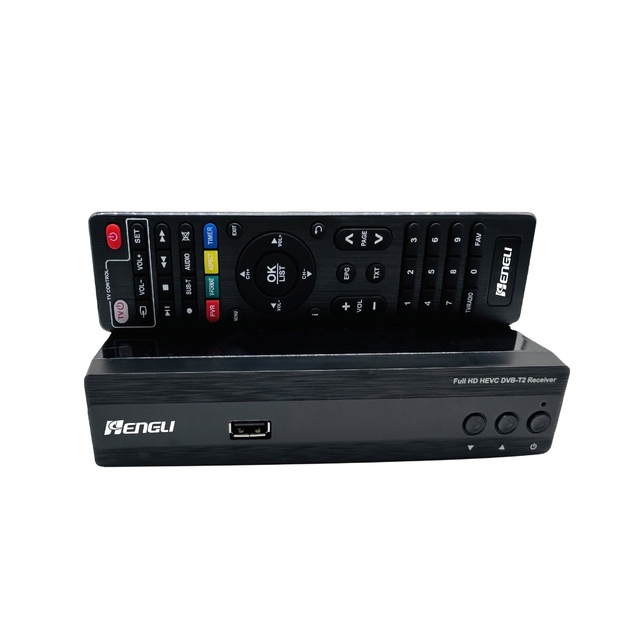Full HD 1080P DVB-t2 Terrestrial TV Receiver DVB T2 Receiver HEVC H.265 10bit Dvbt2 FTA HDTV Decoder Set-Top Box for Italy