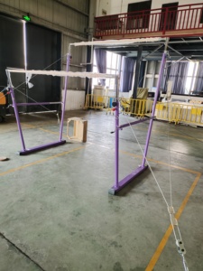 Hot Sale FIG STANDARD International Standard <strong>Uneven</strong> <strong>Bar</strong> with Chain Customized Color for Competition Training Exported - Product Image 3