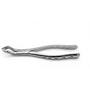 Pinzas de Extracción Dental para Molar Izquierdo Maxilar, Ergonómicas, Manuales, Tipo Cuerno de Vaca, Acero Inoxidable Pulido, Instrumento Reutilizable - Product Image 1