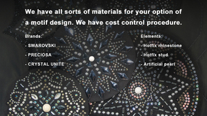 Chất lượng cao cấp nóng-sửa chữa tinh thể chuyển Motif OEM làm Logo strass Mẫu sửa chữa nóng Rhinestone Stencil - Product Image 3