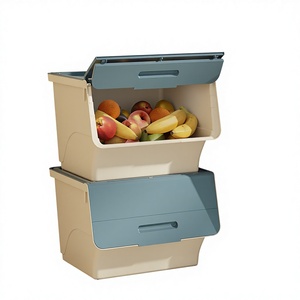 Organizador Doméstico Multifuncional de Plástico PP Moderno para Zapatos y Ropa con Acabado Brillante y Capacidad Superior a 35L - Product Image 1