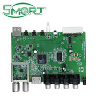 Carte PCB PCBA personnalisée de haute qualité pour décodeur numérique terrestre DVB-T2 ISDB-T ATSC, avec fichier Gerber, liste BOM et conformité RoHS