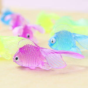 Offre Spéciale – Jouet à Presser Poisson Doré en Plastique TPR Coloré, Simulation Animale pour Bain d'Enfants, Cadeau de Plage - Product Image 2