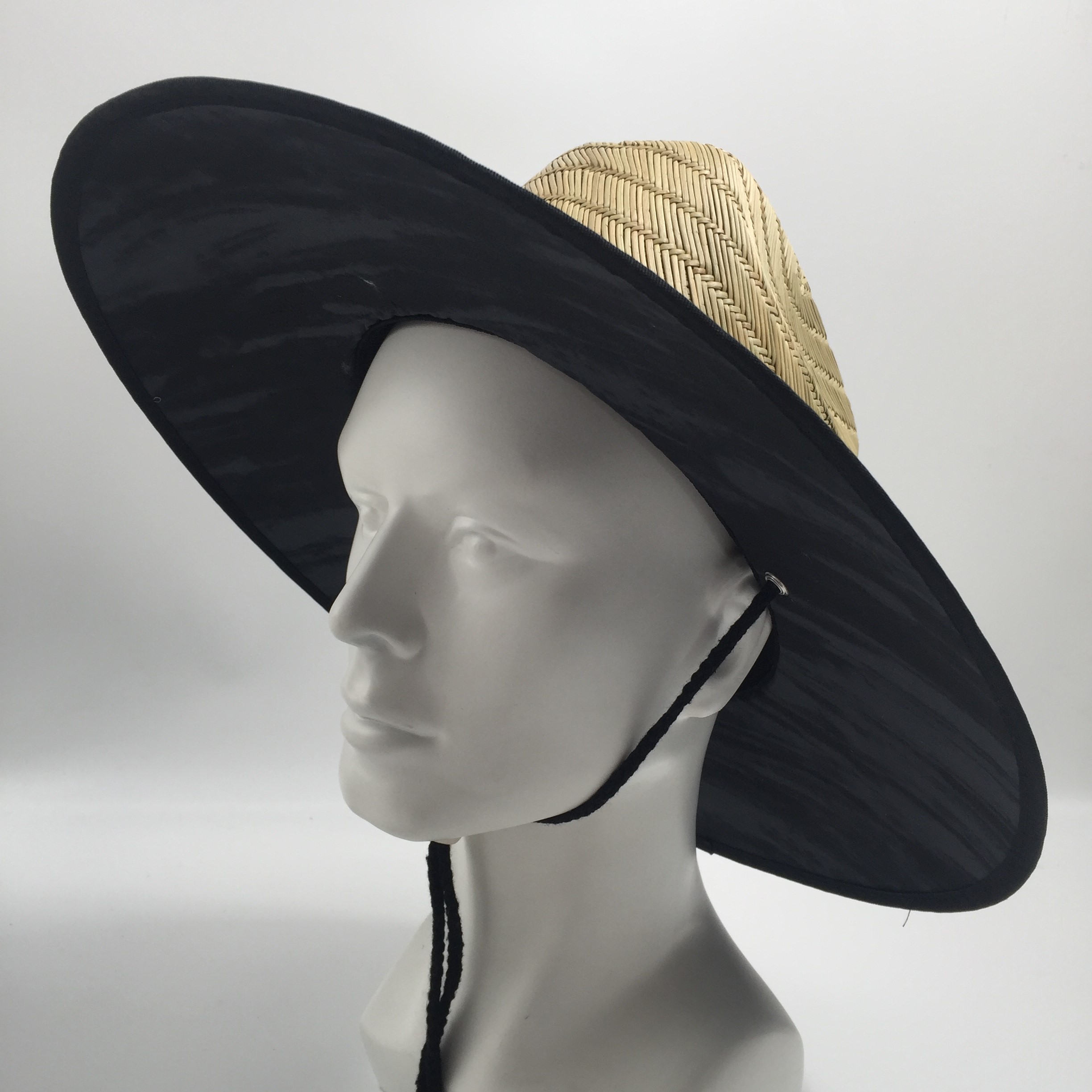 Пользовательская летняя необычная тканая соломенная шляпа для рыбаков