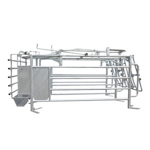 Nouvelle Cage de Gestation HENGYIN HY-AFS Populaire et de Qualité pour l'Élevage Porcin, Conception à Porte Arrière, Matériau Galvanisé à Chaud, Certifiée CE/ISO - Product Image 3
