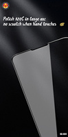 Protection d'écran en verre trempé antistatique pour iPhone 17 Pro Max, 17 Air, 14, 13, 12 Pro Max – Accessoires (10 pièces par emballage)
