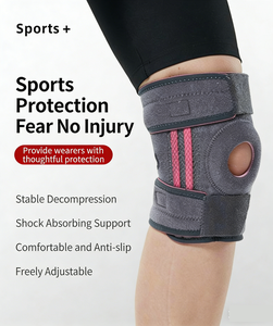 Genouillère légère, durable, antidérapante et réglable avec patella ouverte, coussinet en gel TPE, soutien de compression pour le genou - Product Image 5