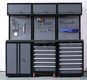 Heavy-Duty Mastercraft Tool Cabinet with Multiple Drawers