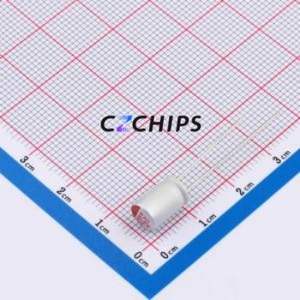 ตัวเก็บประจุแบบแข็งชนิด Through-hole (THT) รุ่น CT0J827M0608 ขนาด D6.3xL8 มม. ความจุ 820uF ±20% แรงดัน 6.3V กระแสไฟ 3.87A ความถี่ 100kHz - Product Image 1