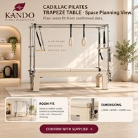 Table de Trapeze Pilates KANDO (Bois) – Équipement d'entraînement multifonctionnel pour studios commerciaux