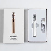 Hoogfrequente, verwarmde elektrische oogmassager voor thuisgebruik, anti-aging, liftend oogmassagepen