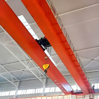 Grue à pont à double poutre de type européen NLH de qualité supérieure avec commande de fréquence variable, capacité 10t, 20t, 50t, 80t, 100 tonnes, avec chariot