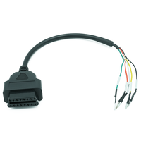 Cable adaptador OBD hembra de 16 pines K CAN, cable conector para detector de fallas del motor, para probador de puente de línea K+CAN