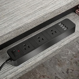 ปลั๊กพ่วงไฟฟ้าแบบ 3 ทาง 4 พอร์ต USB รุ่น JW301 ขายดีที่สุด พร้อมเต้ารับไฟฟ้าแบบ UK - Product Image 1