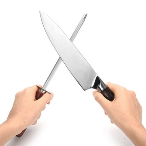 14ピース鍛造高炭素ドイツ鋼シェフのカトラリーブロックセット日本のナイフキッチンナイフセット木製ブロック付き - Product Image 5