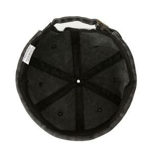 Wholesale Eco-Friendly Promotional Washed Denim Fabric Vintage Custom Brimless Baseball Cap Sporty Formal Puff Printing - Product Image 4