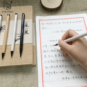 Stylo de <span class=keywords><strong>calligraphie</strong></span> chinoise de haute qualité, stylo d'encre, brosse à encre douce, éponge, livraison gratuite - Product Image 2