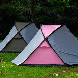 Lightweight Four-<b>Season</b> <b>2</b> Person Single Layer Quick Opening Oxford Fabric Camping Tent Portable Outdoor Hiking Mountaineering - Product Image 3