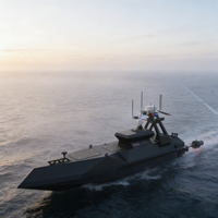 Plateforme de recherche marine avancée, bateau autonome multi-capteurs pour la prospection en eaux profondes