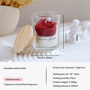 Nến thơm thủ công hình hoa hồng làm từ sáp đậu nành cao cấp, dùng trang trí nhà cửa, quà tặng đám cưới, bạn bè - Product Image 6