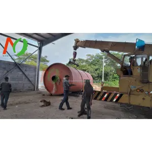 Mingjie feste organische Abfallverkohlungsanlage Kunststoff Reifen Pyrolyse Maschine mit automatischer Steuerung Maschine