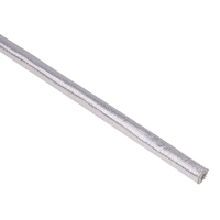 Manchon en fibre de verre réfléchissant la chaleur en aluminium argenté Thermo Shield, résistant aux hautes températures 550F et à l'abrasion, modèle LS-AFS pour câbles