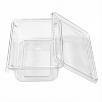 Boîte à lunch en plastique pour aliments, pour sushi, hamburger, chips, sucre, avec petit gâteau, emballage en blister