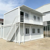 Maison conteneur préfabriquée pliable X et Z, démontable, étanche, en acier, villa modulaire, bureau mobile, petit magasin, cabane