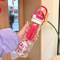 Hotselling grote capaciteit thee-infuser waterfles met handvat & rietje - Lekvrij - Draagbaar voor buiten & sport - Groothandel