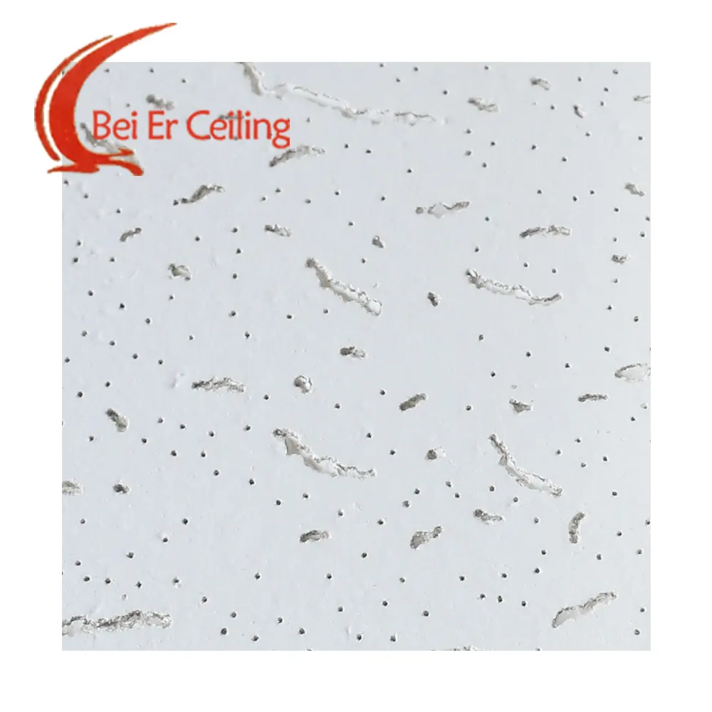15 mm Ceiling Board Cheap Price Factory Acoustic Mineral Fiber Ceiling Board Fire Rated Moisture Proof