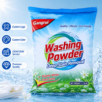 Poudre à lessiver personnalisable OEM, formule douce pour la peau, sans résidus, pour le lavage quotidien des vêtements, nettoyage domestique quotidien