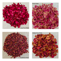 Pétales de rose séchés 100% naturels, biodégradables, pour mariage, Noël, Pâques, confettis pour décoration, bijoux en résine, cartes faites à la main