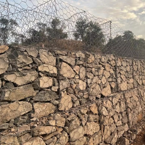 Sıcak satış galvanizli Gabion Net toptan fiyat özelleştirilmiş olmayan paslanma altıgen Gabion kutuları kabul eder - Product Image 1