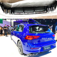 Pièces automobiles GOLFLIATH de haute qualité, pare-chocs arrière, diffuseur à 4 sorties, lèvre arrière pour Golf 8 MK8