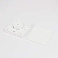 Noir blanc K0S 4 zones individuelles 2.4G RF CCT panneau mural rotatif télécommande contrôle facile luminosité température de couleur éclairage Led