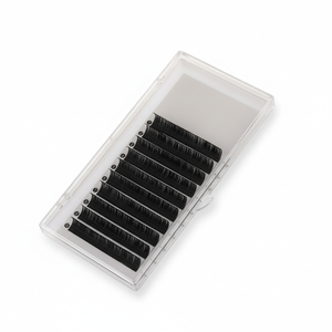 Extensions de <span class=keywords><strong>cils</strong></span> de cheveux synthétiques en cachemire de vison russe fabriqués à la main faux <span class=keywords><strong>cils</strong></span> dans le modèle Easy Wimpern 1 Zu 1 0.25 - Product Image 4
