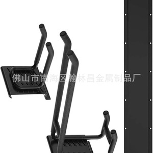 Wall Mounted <b>Tool</b> Storage Rack Black Heavy Duty Garage Garden Workshop Organizer <b>Hooks</b> For Shovels Ladders Bicycles Yard <b>Tools</b> - Product Image 3