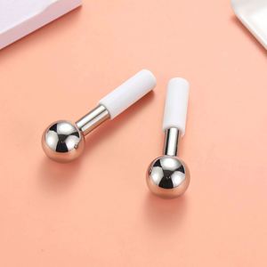 Globo Facial de Hielo de Acero Inoxidable, Bola de Masaje Refrescante para la Cara, Reduce la Hinchazón y las Bolsas Bajo los Ojos, Regalo de Belleza Personalizado - Product Image 2