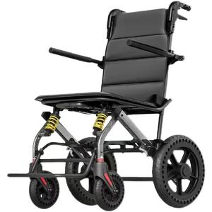 Le plus bas fauteuil roulant Chine usine fournir facile pliant poids léger couleur pour sélectionner fauteuil roulant manuel Portable fauteuil roulant - Product Image 1