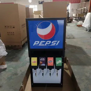 Hete Verkoop 4 Kleppen Koolzuurhoudende Drank Soda Fontein Dispenser Machine Voor Economische Commerciële
