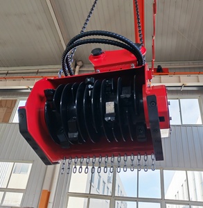 Cargador Frontal para Tractor WIGON <span class=keywords><strong>Schlegel</strong></span>, Accesorio de Trituración, Minicargador con Trituradora Forestal - Product Image 4