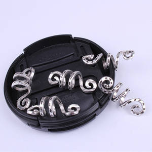 Anneaux métalliques or <span class=keywords><strong>Viking</strong></span> en spirale, 50 pièces, Dreadlocks <span class=keywords><strong>barbe</strong></span>, perles, pinces, manchettes, perles à tresser, accessoires pour cheveux - Product Image 2