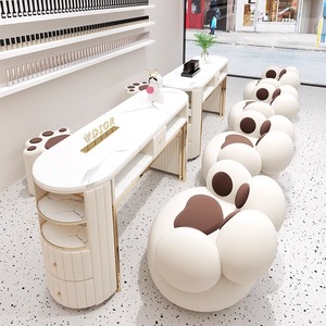 Ensemble table et chaise de manucure Nordic Ins, table de manucure pour salon de beauté, prix spécial, table de manucure économique - Product Image 3