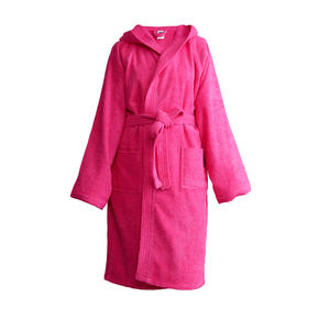 Luxury 100% Cotton Terry Cloth Hooded Bathrobe Thick High Absorbent <strong>Towel</strong> Robe Unisex <strong>Dressing</strong> <strong>Gown</strong> for Hotel Spa - Product Image 1