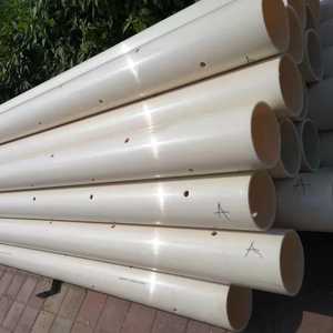 Tubería <span class=keywords><strong>de</strong></span> Drenaje <span class=keywords><strong>de</strong></span> PVC Roscada y Perforada <span class=keywords><strong>de</strong></span> 355 mm, 400 mm, 450 mm para Pozos - Product Image 3