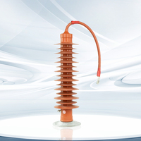 Parafoudre en porcelaine haute tension standard IEC 35kV parafoudre à oxyde de zinc dispositif de protection