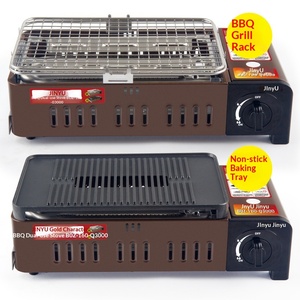 Estufa de <span class=keywords><strong>Gas</strong></span> Portátil Jin Yu de Doble Uso, Resistente al Viento, para Barbacoa y Picnic al Aire Libre, Tipo Tarjeta - Product Image 5