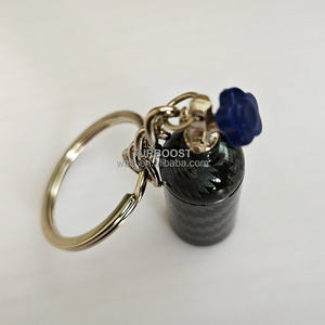 Karbon Fiber azot oksit sistemleri şişe şekli anahtarlık | Araba parçaları anahtarlık | Toptan - Product Image 4