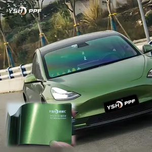 Матовая зеленая виниловая оберточная пленка для автомобиля